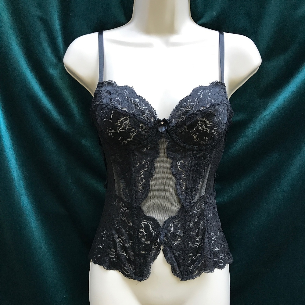 Sexy Shirley of Hollywood Lace Bustier Size 34
